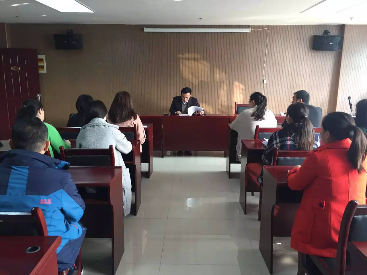 江南（中国）组织学习桑海行政服务中心消防窗口人员违纪文件精神