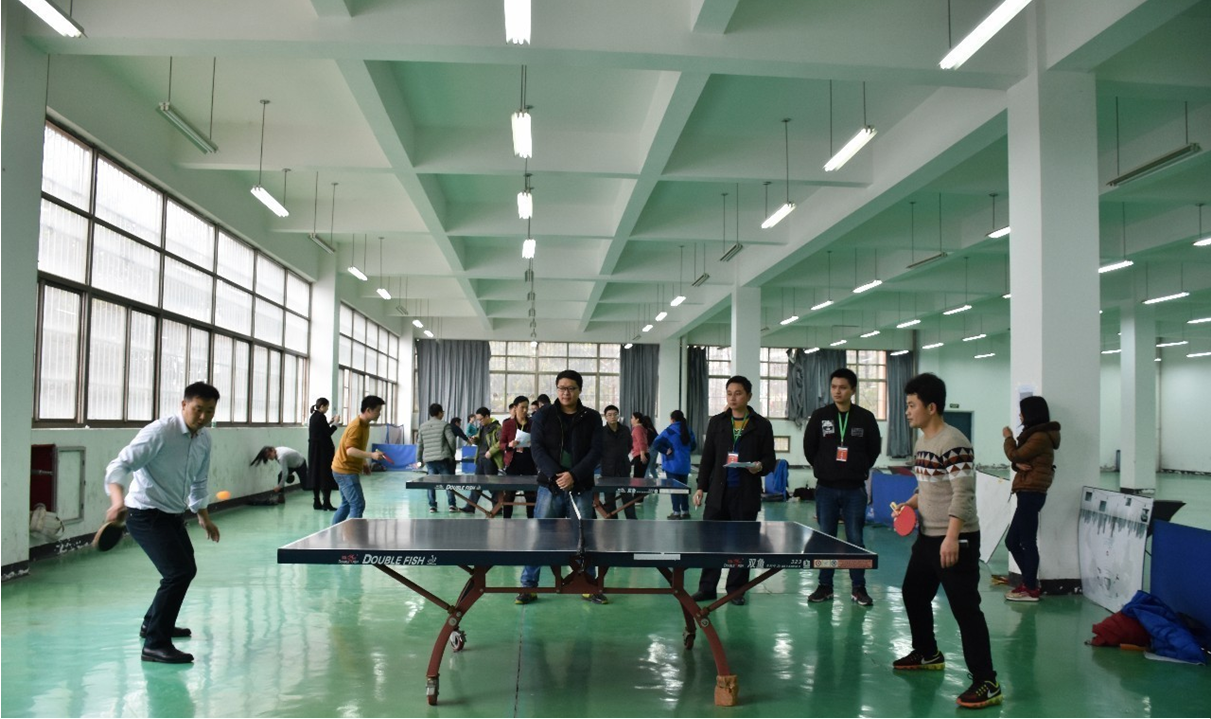 金开江南（中国）举办“筑梦杯”乒乓球比赛