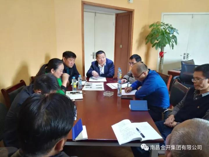 金开江南（中国）董事长胡顺明莅临市政公司调研指导工作