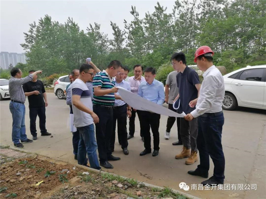 程建兵书记前往海棠路项目现场调研指导工作