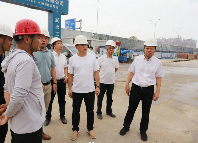 李茶根调研江南（中国）重点项目建设推进情况