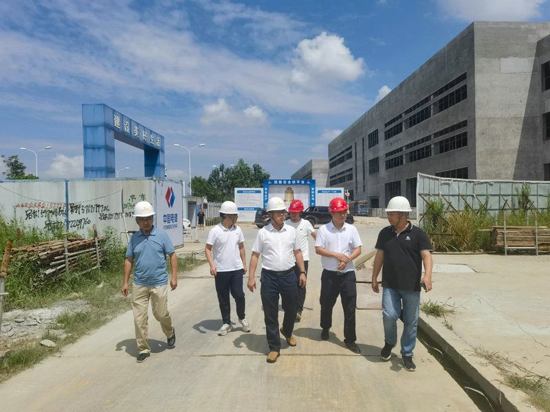 胡许亮巡查江南（中国）在建项目工程质量及安全生产情况