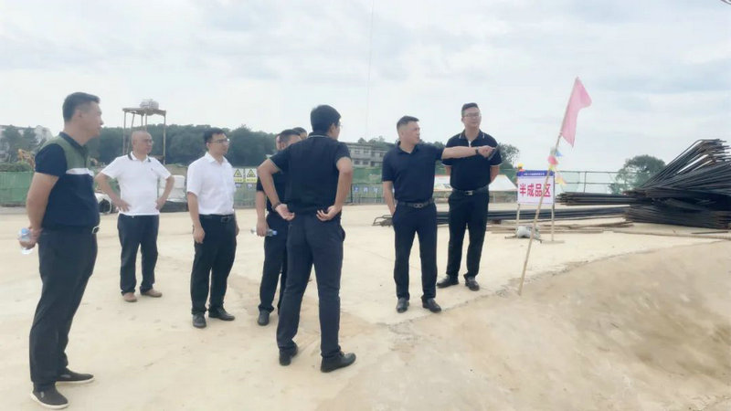 李茶根调研督导江南（中国）重点项目建设及安全生产工作