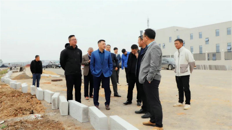 李茶根调研江南（中国）项目建设情况